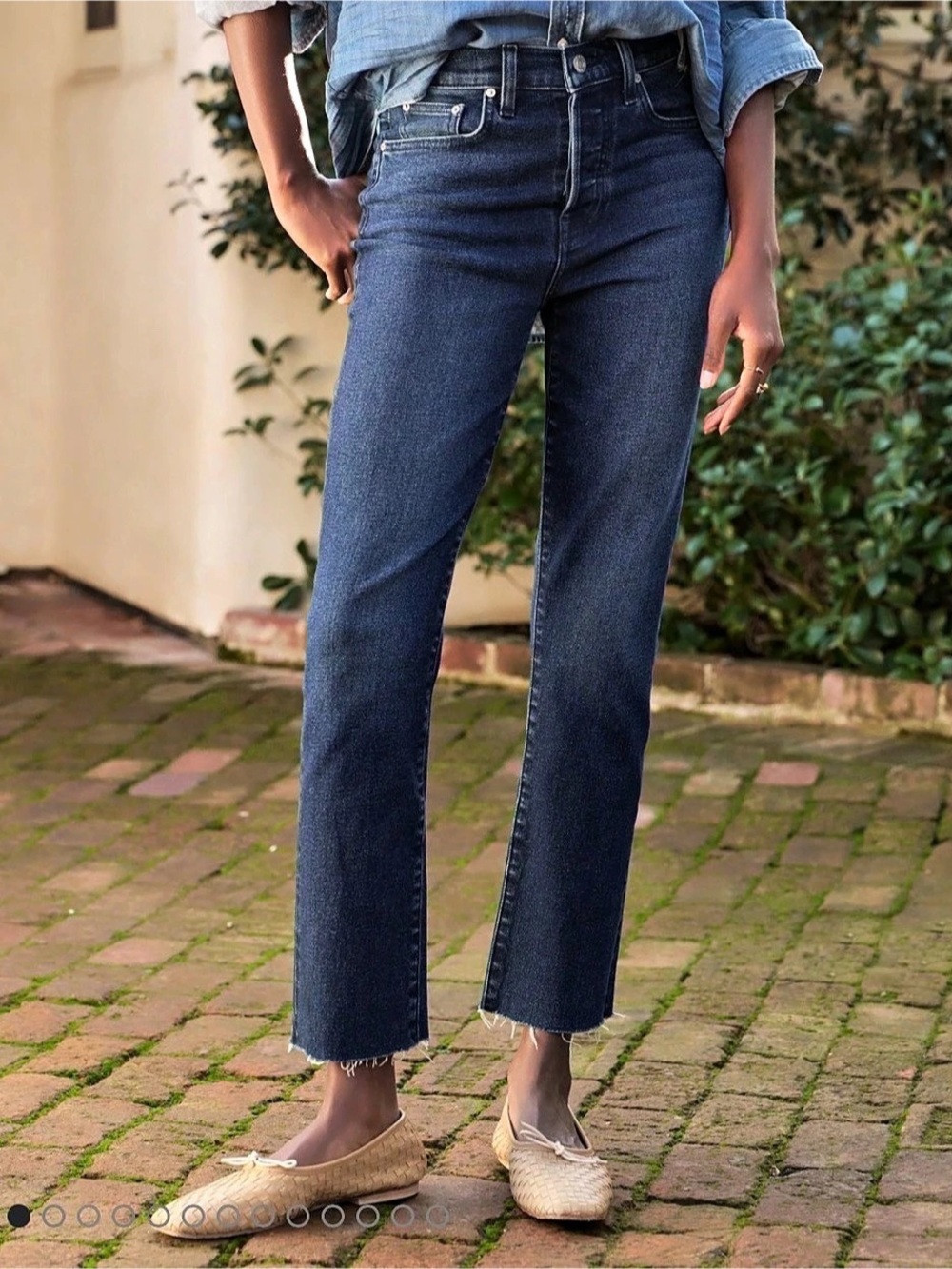 Frank & Eileen Cork D601 Straight Leg Jeans Blue Waist 26